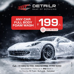 DetailR: Car Detailing services in Hyderabad | Ceramic, Teflon Coating | PPF | i - Vijayawada