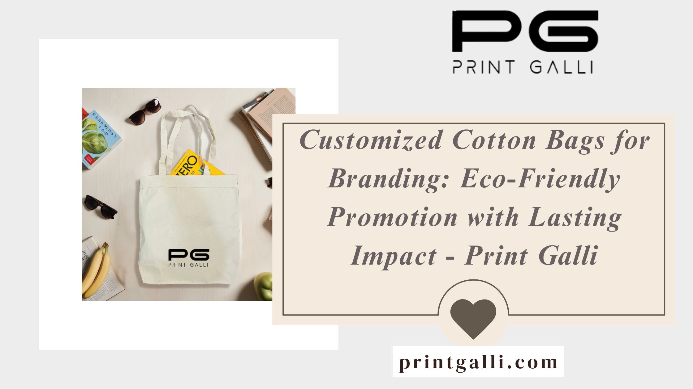 Customized Cotton Bags for Branding: Eco-Friendly Promotion with Lasting Impact - Print Galli