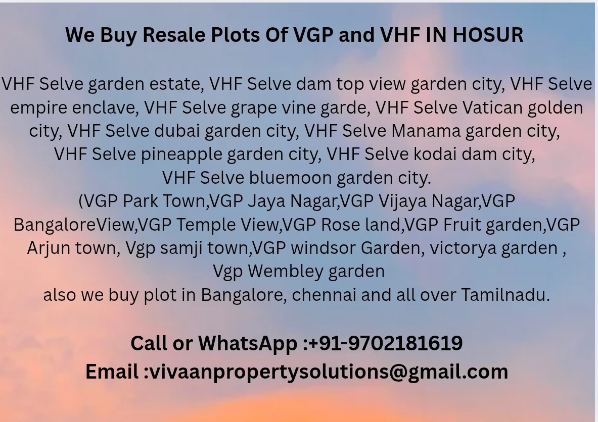VGP Fruit garden Resale plot we buy photo 1