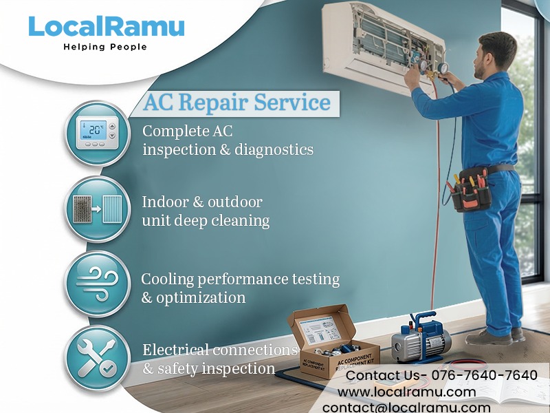 Professional AC Repair and Service by LocalRamu with Skilled Technicians in Mysuru