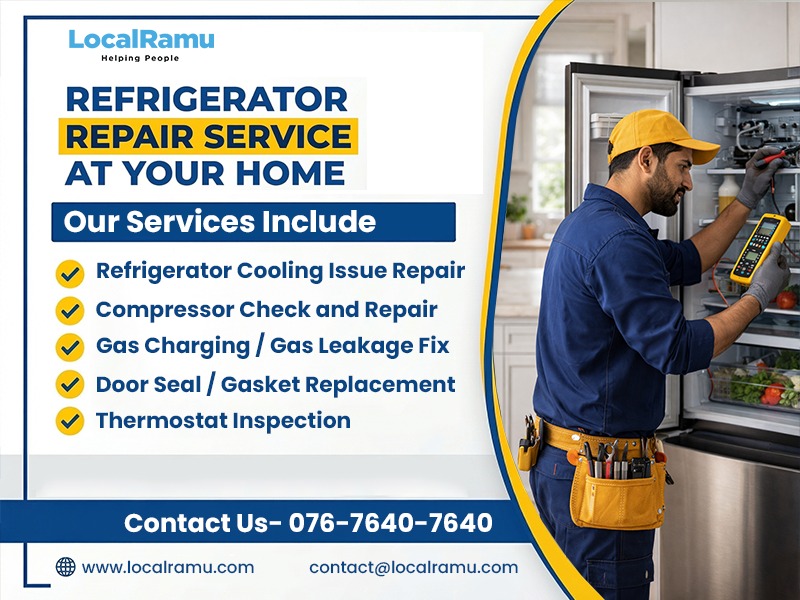 Professional Refrigerator Repair and Service by LocalRamu with Skilled Technicians in Mysuru