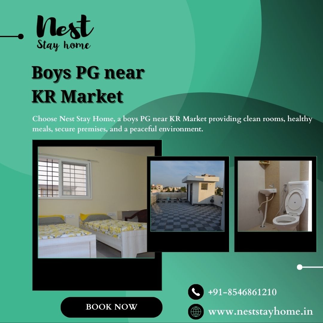 Boys PG near KR Market | Nest Stay Home photo 1