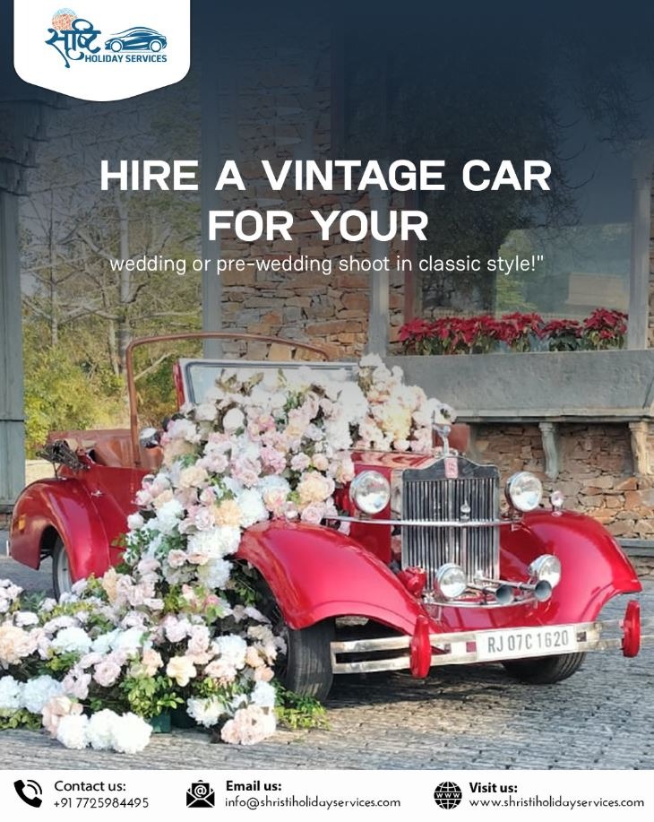 Vintage Car for Rent in Jaipur | shristiholidayservices.com photo 1