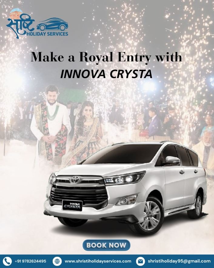 Book Innova Crysta on Rent in Jaipur | Shristi Holiday Services photo 1
