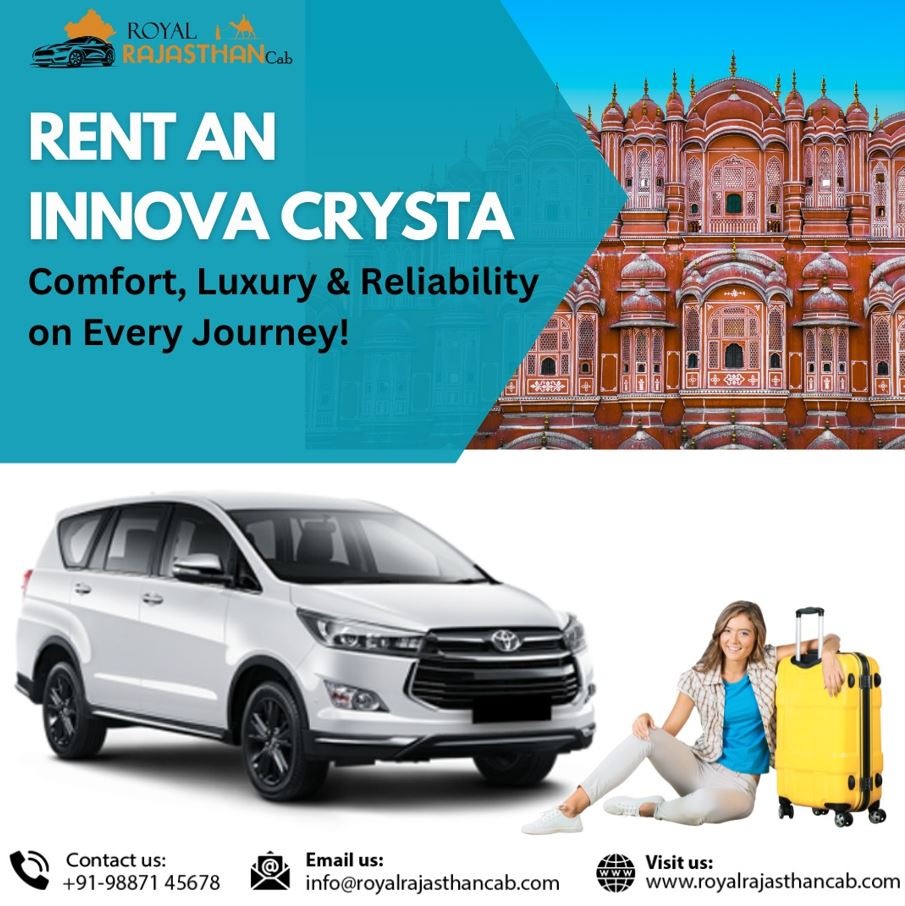 Innova Crysta Hire Jaipur | royalrajasthancab.com photo 1