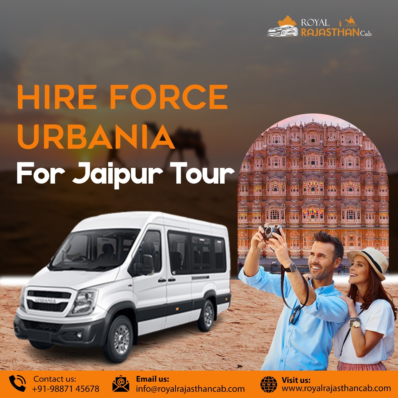 Hire Luxury Urbania Tempo Traveller in Jaipur at Best Price photo 1