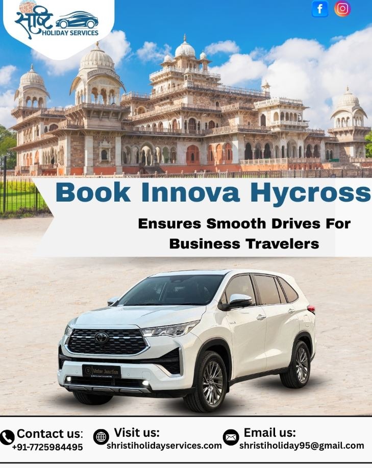 Innova Hycross Car Hire Jaipur | shristiholidayservices.com photo 1