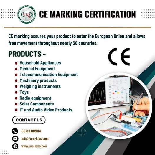 URS CE Marking Certification in Faridabad