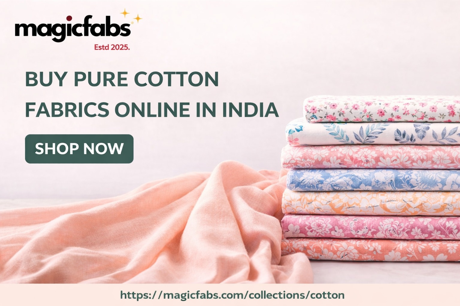 Buy cotton fabrics for shirt online in India photo 1