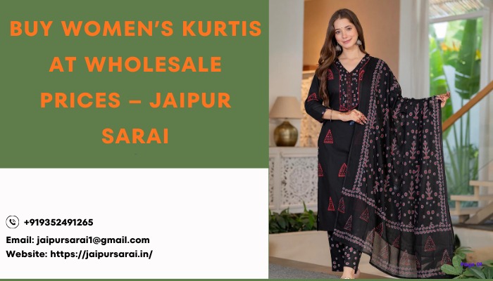 Buy Women’s Kurtis at Wholesale Prices – Jaipur Sarai photo 1