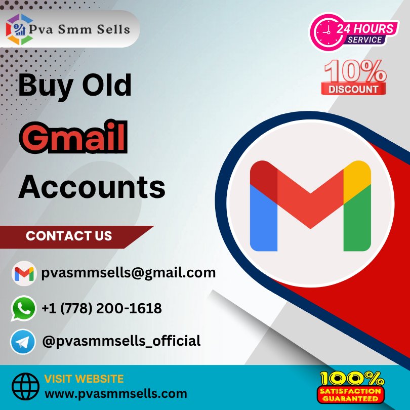Buy Trusted Old Gmail  Accounts Verified & Ready to Use