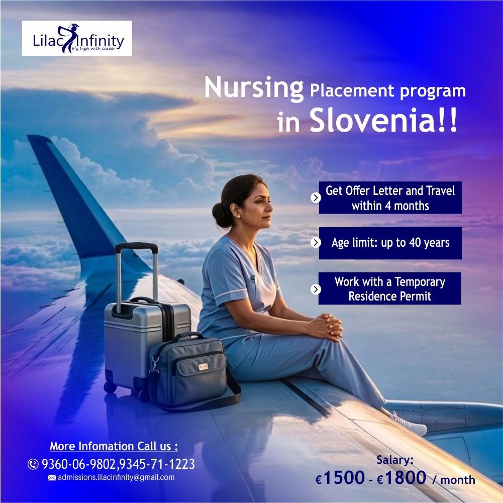 LILAC INFINITY OFFERS NURSING JOBS IN SLOVENIA