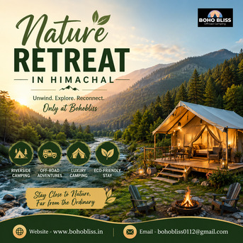Nature Retreat With Riverside Camping And Adventure At Bohobliss photo 1