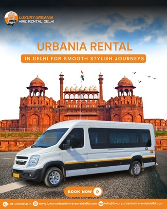 Premium Urbania Van Rental For Comfortable Group Travel In Delhi photo 1