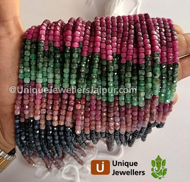 Multi Precious Faceted Beads for Elegant
and Colorful Jewell photo 1