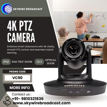 Affordable 4K PTZ Camera for Online
Teaching and ELearning photo 1