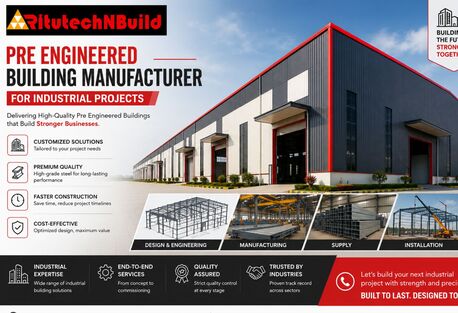Pre Engineered Building Manufacturer For Industrial Projects photo 1