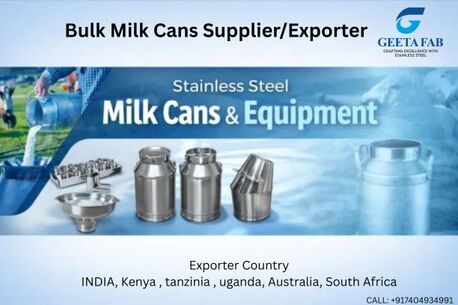 INR 100,  Bulk Milk Cans Supplier & Manufacturers In India photo 1