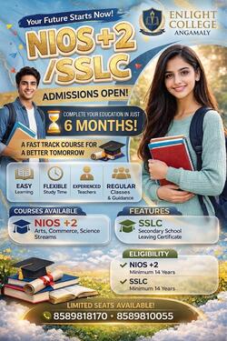 6 MONTHS SSLC  PLUS 2 CORRESPONDENCE COURSE