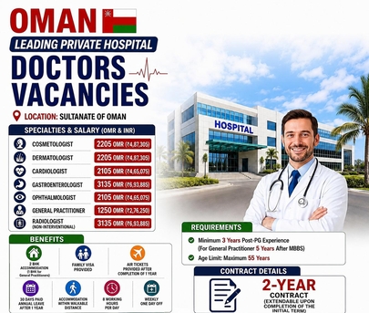Wanted Doctor's For Sultanat Of Oman photo 1