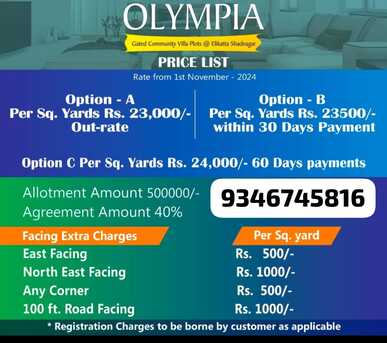 INR 23999,  200 Sq. Yard,  HMDA Plots For Sale In Shadnagar photo 1