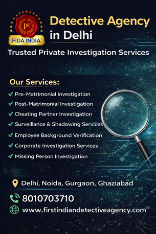 Detective Agency In Delhi – Trusted Private Investigation Services