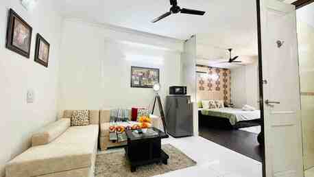 INR 4/day,  Furnished,  Studio,  450 Sq. Feet,  Classic Studio - Green Park Hauz Khas Village