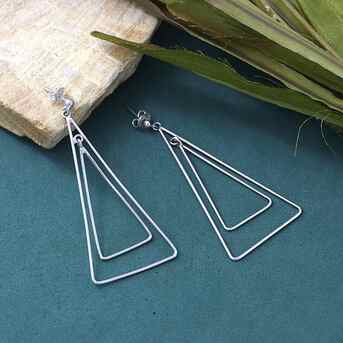 INR 3200,  Buy Now Timeless Silver Earring Styles Online