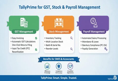 Why TallyPrime Is The Best Choice For GST, Stock & Payroll Management photo 1