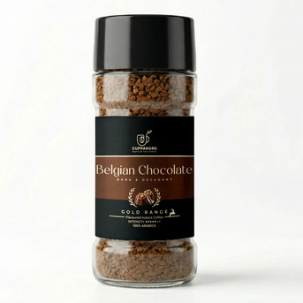 Belgian Chocolate Flavoured Freeze Dried Instant Coffee By Cuppanord