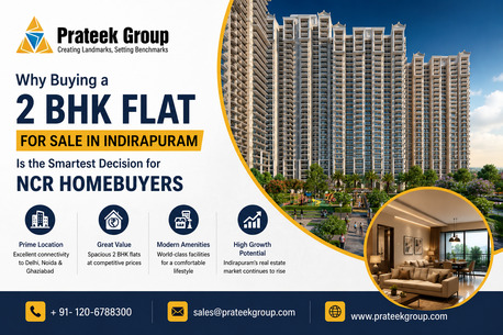 Why Buying A 2 BHK Flat For Sale In Indirapuram Is The Smartest Decision For NCR Homebuyer