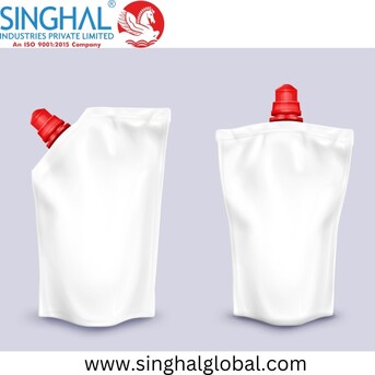 INR 200,  Innovative Eco Friendly Liquid Packaging Spout Pouch