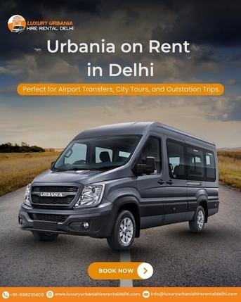 Urbania On Rent In Delhi For Luxury Travel & Group Trips photo 1