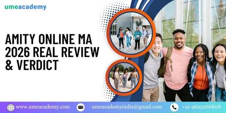 Amity Online MA 2026 Real Review & Verdict photo 1