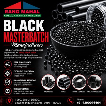 Trusted Black Masterbatch Supplier | Rangmahal photo 1