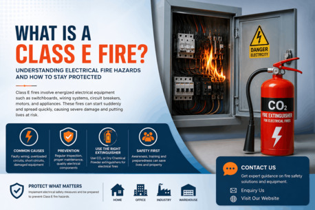 Class E Fire Explained: Causes, Risks, Prevention Measures And Electrical Fire Protection photo 1