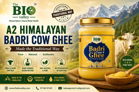 The Bio Valley A2 Himalayan Badri Cow Ghee – Made The Traditional Way photo 1