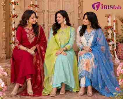 INR 2599,  Embroidered Kurta Set For Evening And Party Wear photo 1
