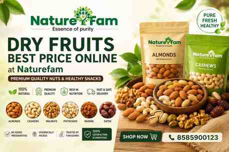 Dry Fruits Best Price Online At Naturefam – Premium Quality Nuts & Healthy Snacks