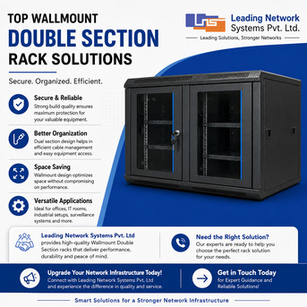 Top Wallmount Double Section Rack Experts | Leading Network Systems Pvt. Ltd photo 1