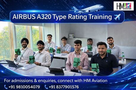 A320 Type Rating With India’s Leading Pilot Training School - HM Aviation