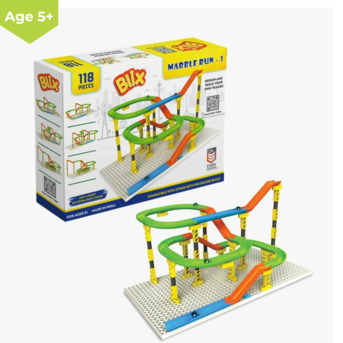 INR 949,  BLIX MARBLE RUN 1 — A Fun STEM Toy For Kids