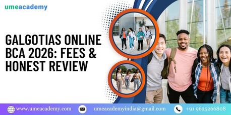 Galgotias Online BCA 2026: Fees & Honest Review