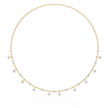 Star Dangle Necklace  14K YG 076 ct Lab
Grown Diamond photo 1