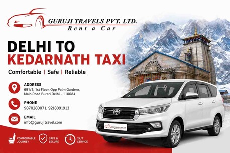 Delhi To Kedarnath Premium Cab Service – Guruji Travel