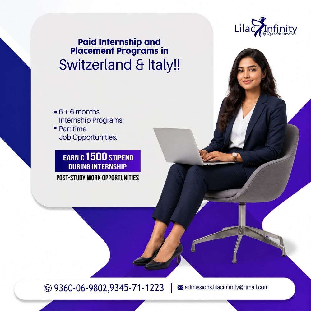 Lilac Infinity Offer Paid Internship and Placement to Healthcare in Switzerland & Italy