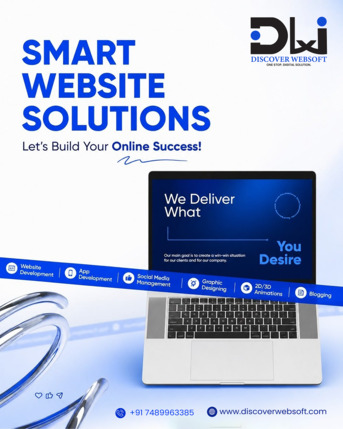 INR 50000,  Website Designing Company In Indore - Discover Websoft