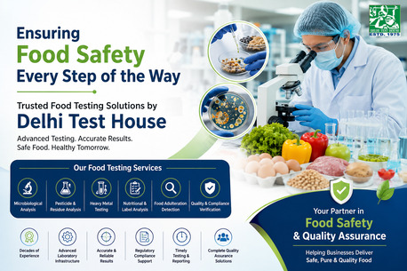 Food Testing Labs In Delhi NCR: Ensuring Food Safety And Quality With Delhi Test House