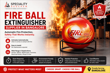 Advanced Fire Ball Extinguisher In Bangalore – Smart Automatic Fire Safety Solution