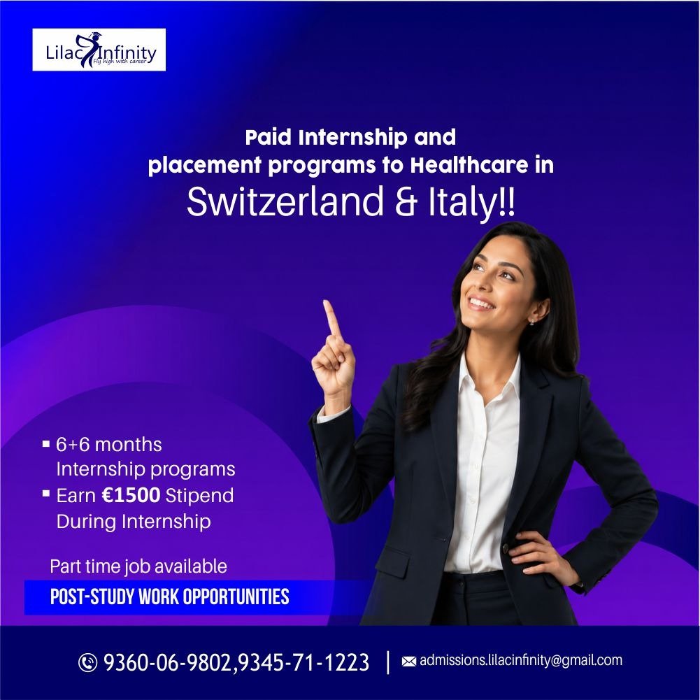 Lilac International Paid Internship and placement programs to Healthcare
